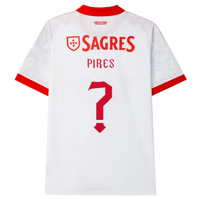 Danxen Men Manuel Pires #0 White Red Yellow Away Jersey 2026/27 T-Shirt