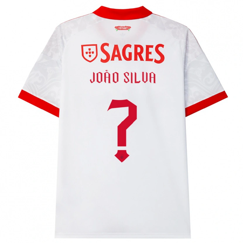 Danxen Men João Silva #0 White Red Yellow Away Jersey 2026/27 T-Shirt