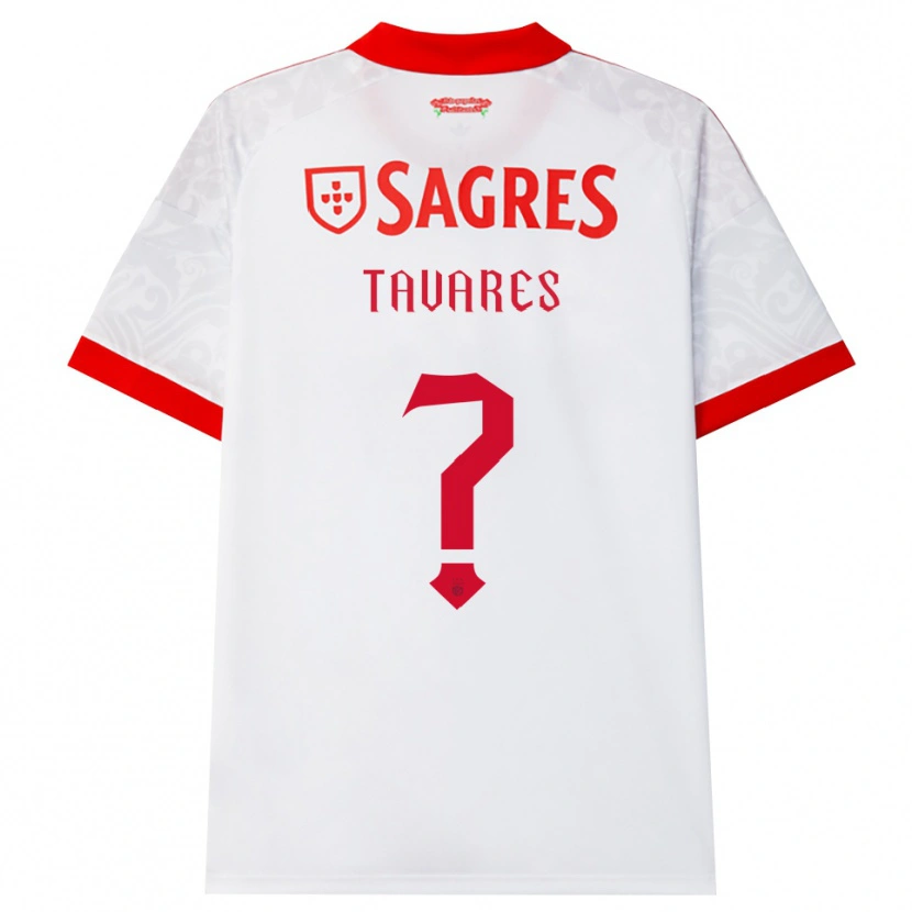 Danxen Men Rúben Tavares #0 White Red Yellow Away Jersey 2026/27 T-Shirt