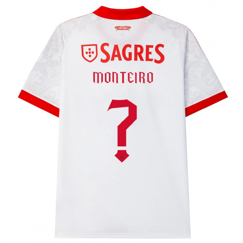 Danxen Men Jair Monteiro #0 White Red Yellow Away Jersey 2026/27 T-Shirt