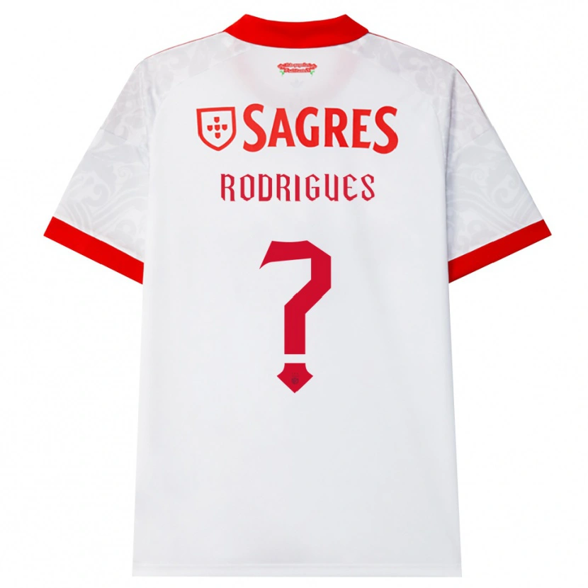 Danxen Men Miguel Rodrigues #0 White Red Yellow Away Jersey 2026/27 T-Shirt