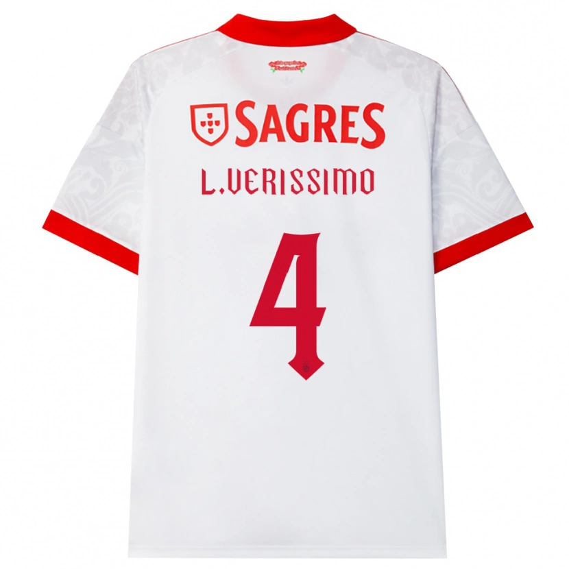 Danxen Men Lucas Verissimo #4 White Red Yellow Away Jersey 2026/27 T-Shirt