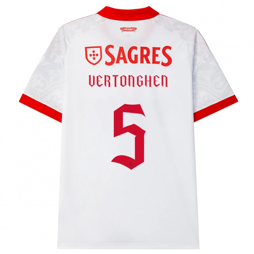 Danxen Men Jan Vertonghen #5 White Red Yellow Away Jersey 2026/27 T-Shirt