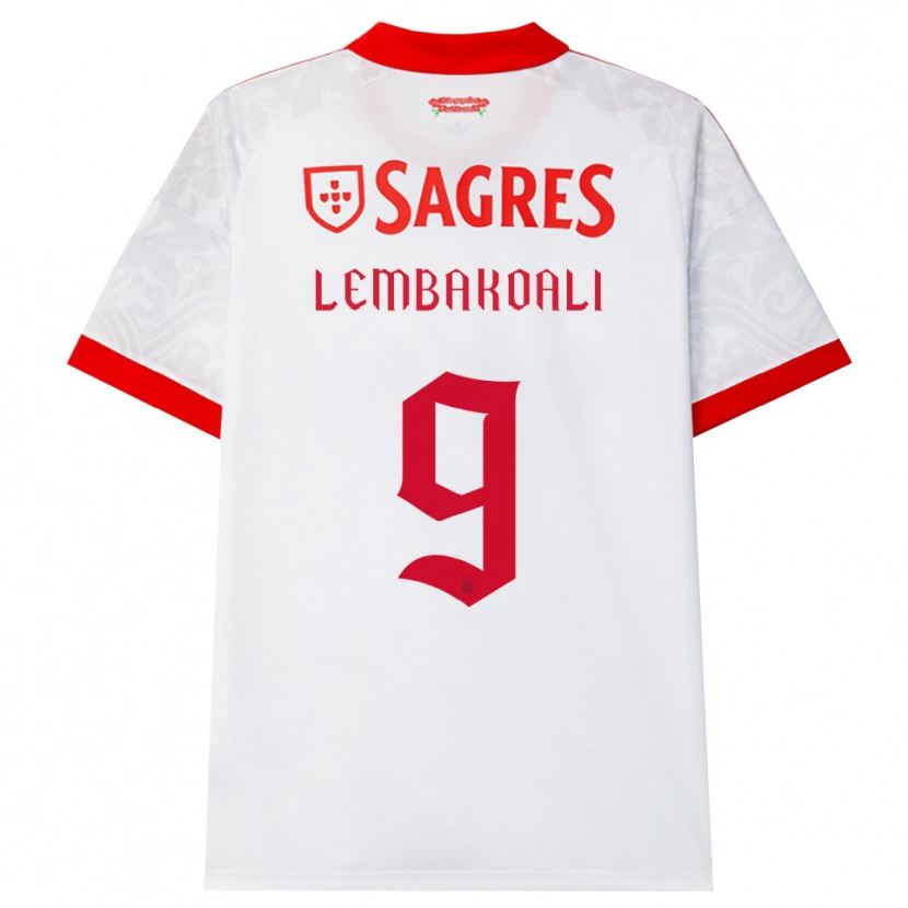 Danxen Men Alan Lembakoali #9 White Red Yellow Away Jersey 2026/27 T-Shirt