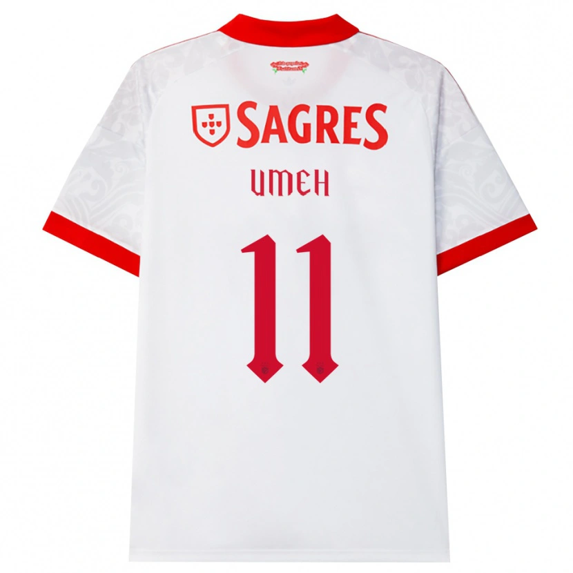 Danxen Men Jaden Umeh #11 White Red Yellow Away Jersey 2026/27 T-Shirt