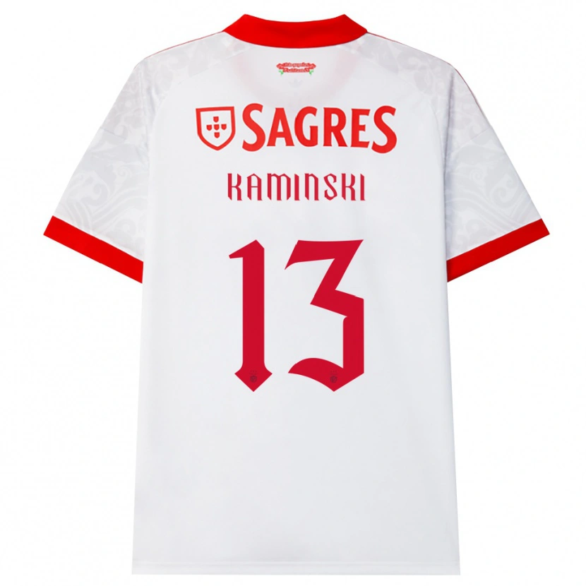 Danxen Men Jakub Kamiński #13 White Red Yellow Away Jersey 2026/27 T-Shirt