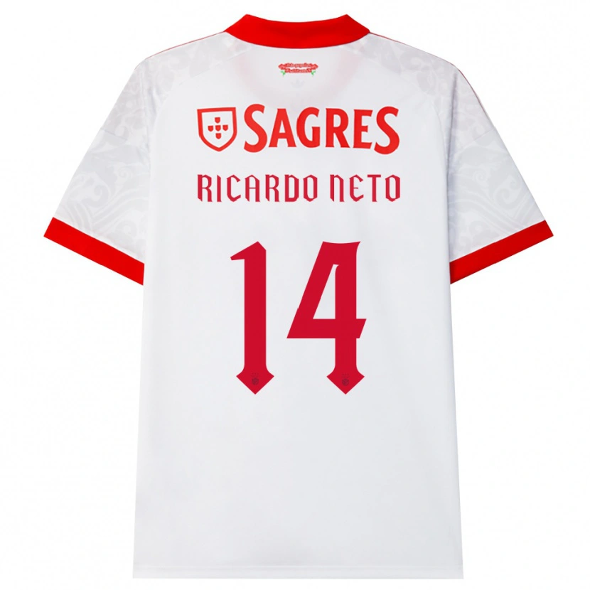Danxen Men Ricardo Neto #14 White Red Yellow Away Jersey 2026/27 T-Shirt