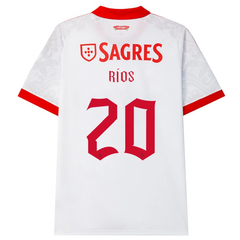 Danxen Men Richard Ríos #20 White Red Yellow Away Jersey 2026/27 T-Shirt
