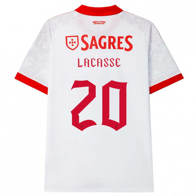 Danxen Men Cloe Lacasse #20 White Red Yellow Away Jersey 2026/27 T-Shirt