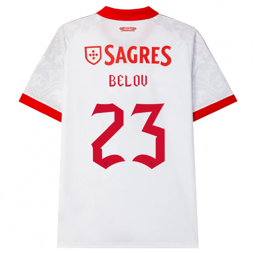 Danxen Men Sevastian Belov #23 White Red Yellow Away Jersey 2026/27 T-Shirt