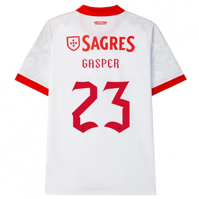 Danxen Men Anna Gasper #23 White Red Yellow Away Jersey 2026/27 T-Shirt