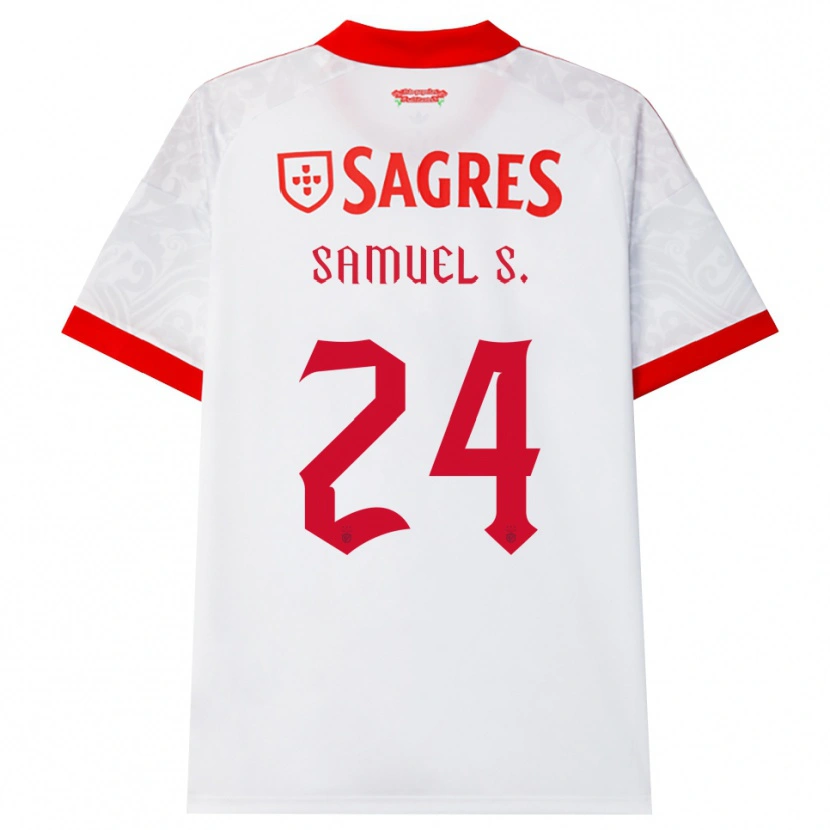 Danxen Men Samuel Soares #24 White Red Yellow Away Jersey 2026/27 T-Shirt