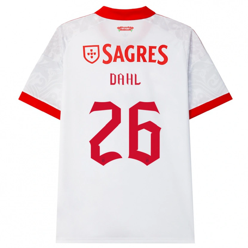 Danxen Men Samuel Dahl #26 White Red Yellow Away Jersey 2026/27 T-Shirt