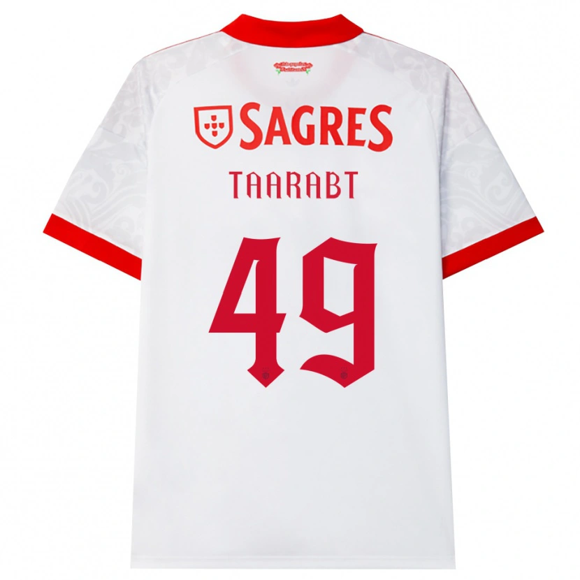 Danxen Men Adel Taarabt #49 White Red Yellow Away Jersey 2026/27 T-Shirt