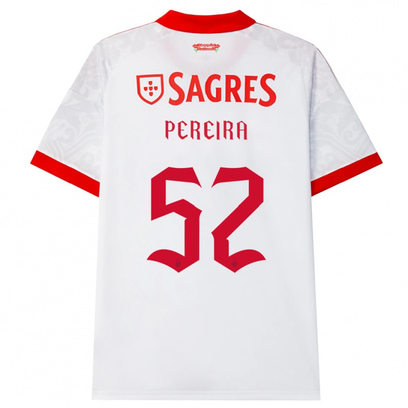 Danxen Men Henrique Pereira #52 White Red Yellow Away Jersey 2026/27 T-Shirt