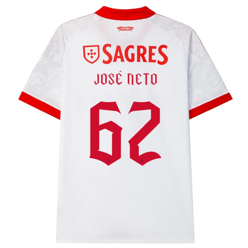 Danxen Men José Neto #62 White Red Yellow Away Jersey 2026/27 T-Shirt