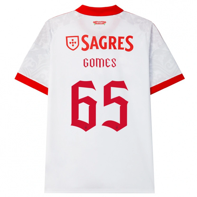 Danxen Men André Gomes #65 White Red Yellow Away Jersey 2026/27 T-Shirt