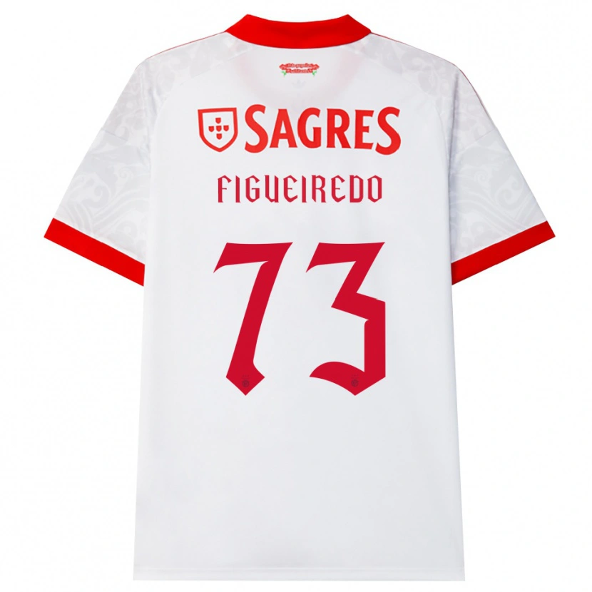 Danxen Men Miguel Figueiredo #73 White Red Yellow Away Jersey 2026/27 T-Shirt