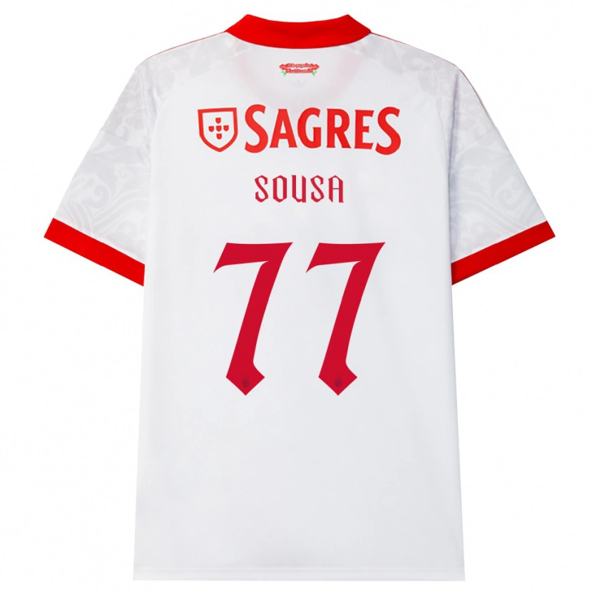 Danxen Men Gerson Sousa #77 White Red Yellow Away Jersey 2026/27 T-Shirt