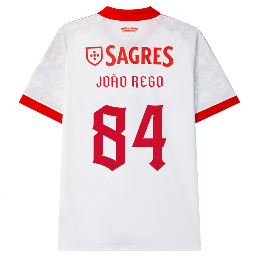 Danxen Men João Rego #84 White Red Yellow Away Jersey 2026/27 T-Shirt