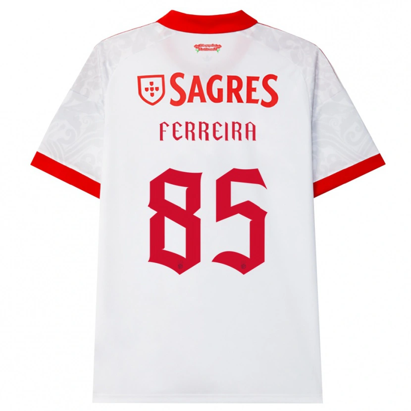 Danxen Men Martim Ferreira #85 White Red Yellow Away Jersey 2026/27 T-Shirt