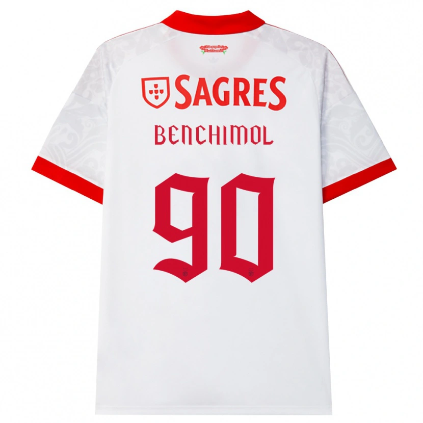 Danxen Men Benchimol #90 White Red Yellow Away Jersey 2026/27 T-Shirt