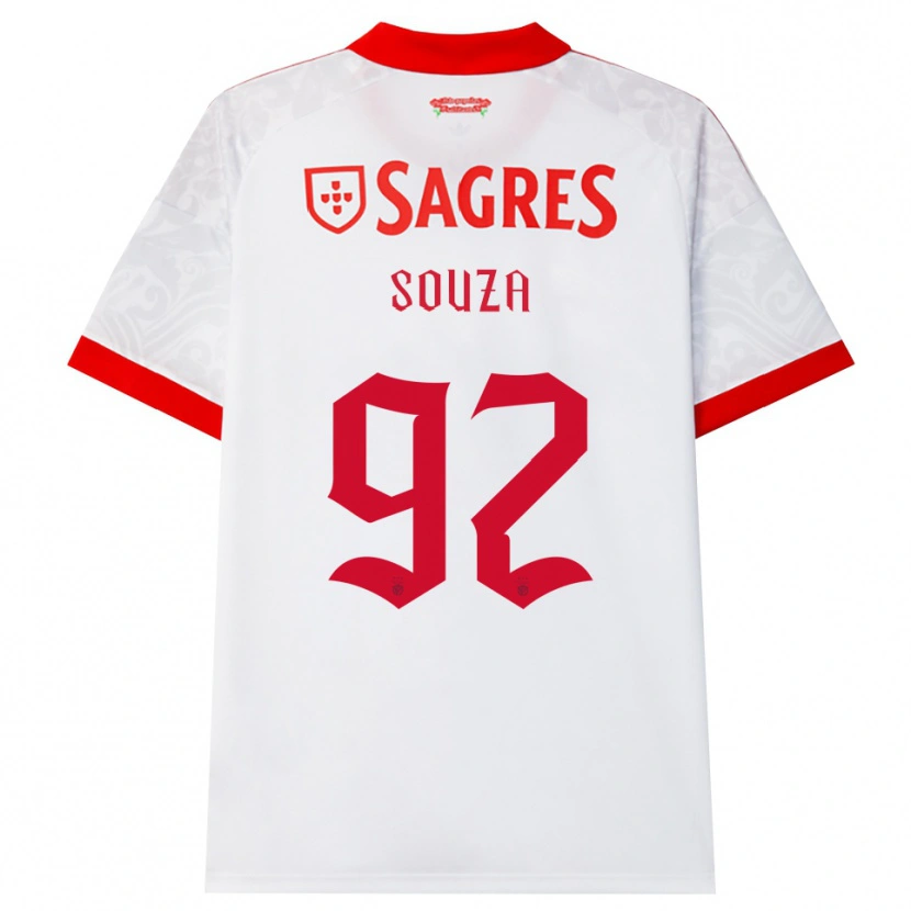 Danxen Men Pedro Souza #92 White Red Yellow Away Jersey 2026/27 T-Shirt