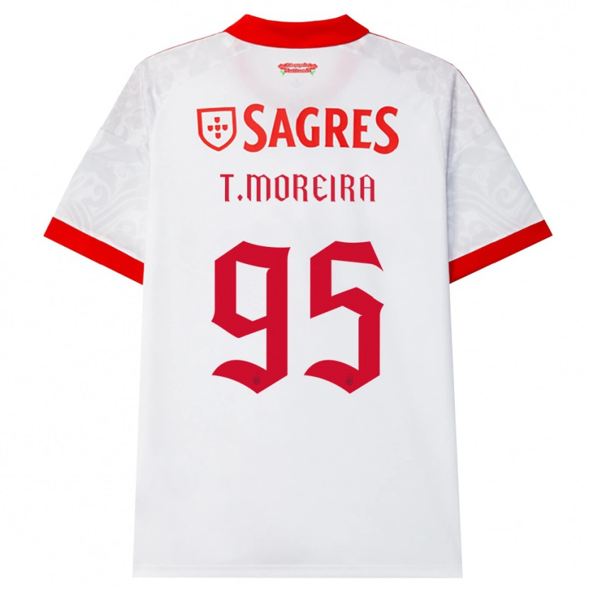 Danxen Men Tomás Cruz #95 White Red Yellow Away Jersey 2026/27 T-Shirt