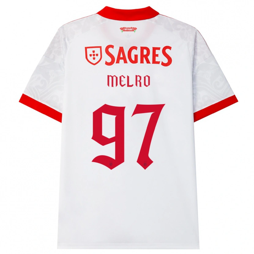 Danxen Men José Melro #97 White Red Yellow Away Jersey 2026/27 T-Shirt