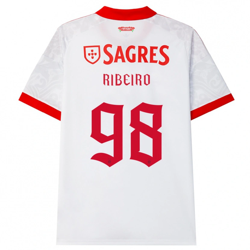 Danxen Men Ricardo Ribeiro #98 White Red Yellow Away Jersey 2026/27 T-Shirt