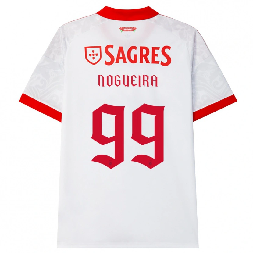 Danxen Men Beatriz Nogueira #99 White Red Yellow Away Jersey 2026/27 T-Shirt