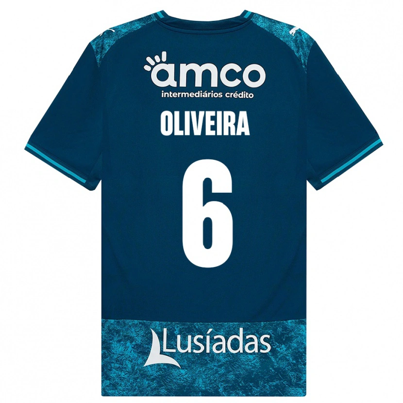 Danxen Men Afonso Oliveira #6 Darkslate Gray Mediumturquoise Away Jersey 2026/27 T-Shirt