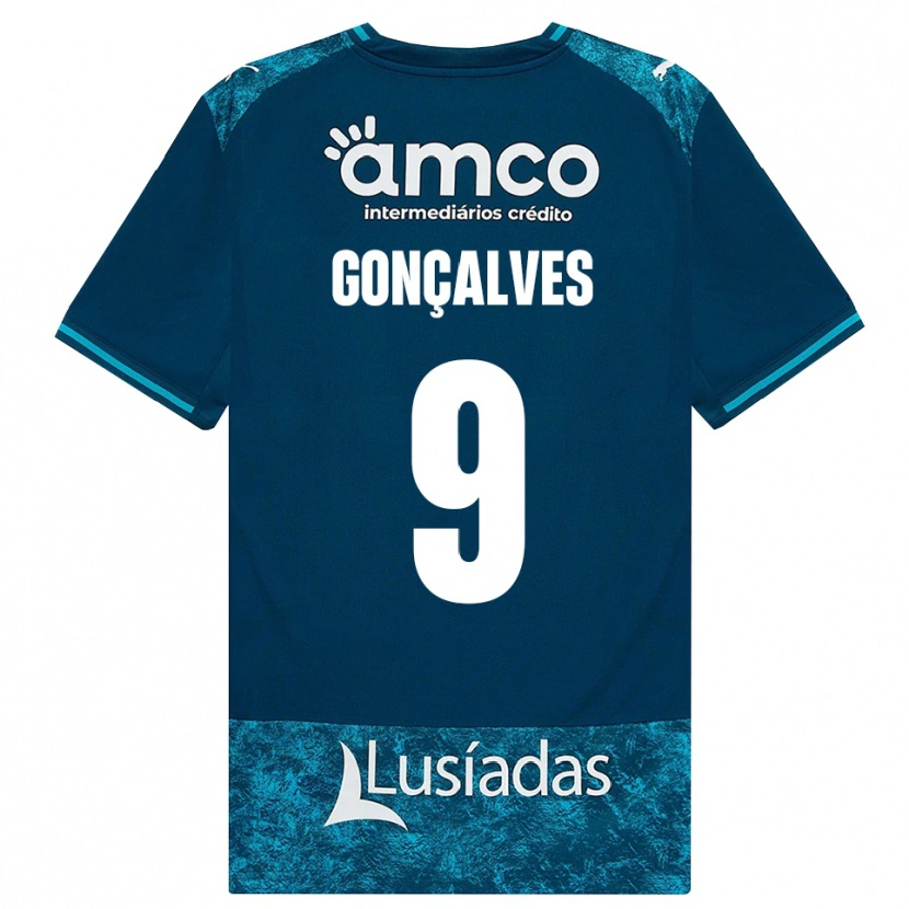 Danxen Men João Gonçalves #9 Darkslate Gray Mediumturquoise Away Jersey 2026/27 T-Shirt