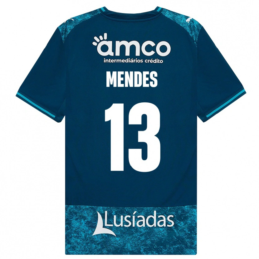 Danxen Men Emmanuel Mendes #13 Darkslate Gray Mediumturquoise Away Jersey 2026/27 T-Shirt