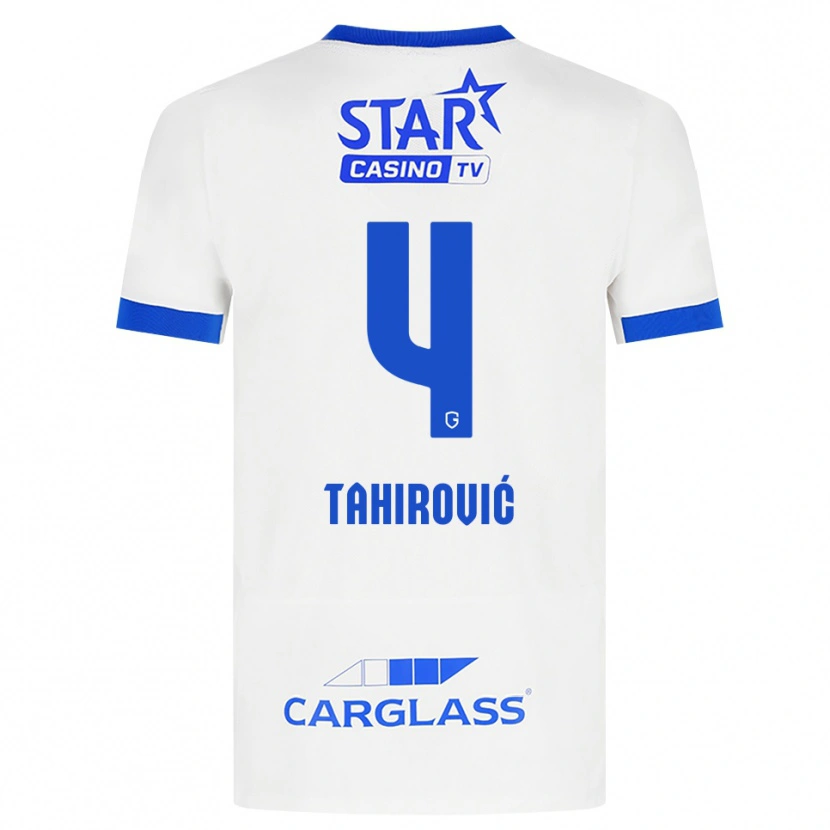 Danxen Men Benjamin Tahirovic #4 White Blue Away Jersey 2026/27 T-Shirt