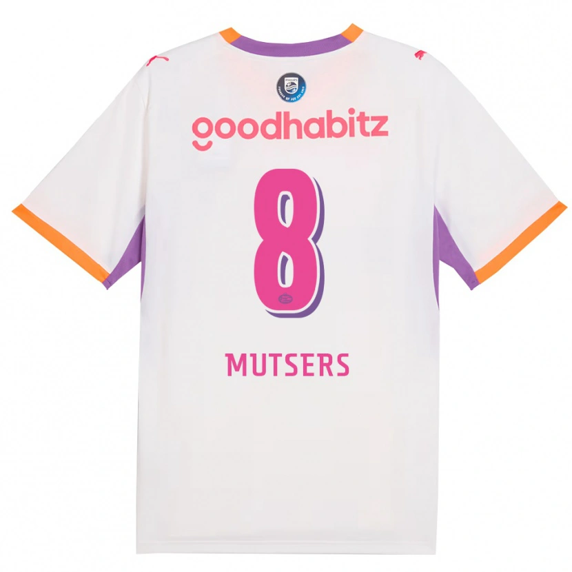 Danxen Men Milan Mutsers #8 White Purple Orange Away Jersey 2026/27 T-Shirt