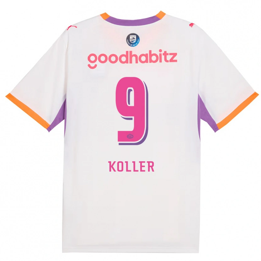 Danxen Men Jim Koller #9 White Purple Orange Away Jersey 2026/27 T-Shirt