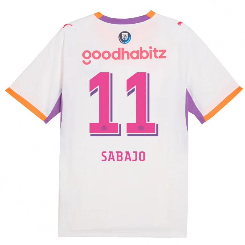 Danxen Men Givenciyo Sabajo #11 White Purple Orange Away Jersey 2026/27 T-Shirt