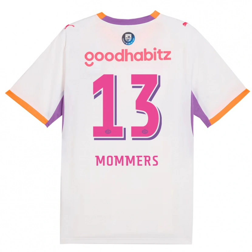 Danxen Men Ryan Mommers #13 White Purple Orange Away Jersey 2026/27 T-Shirt