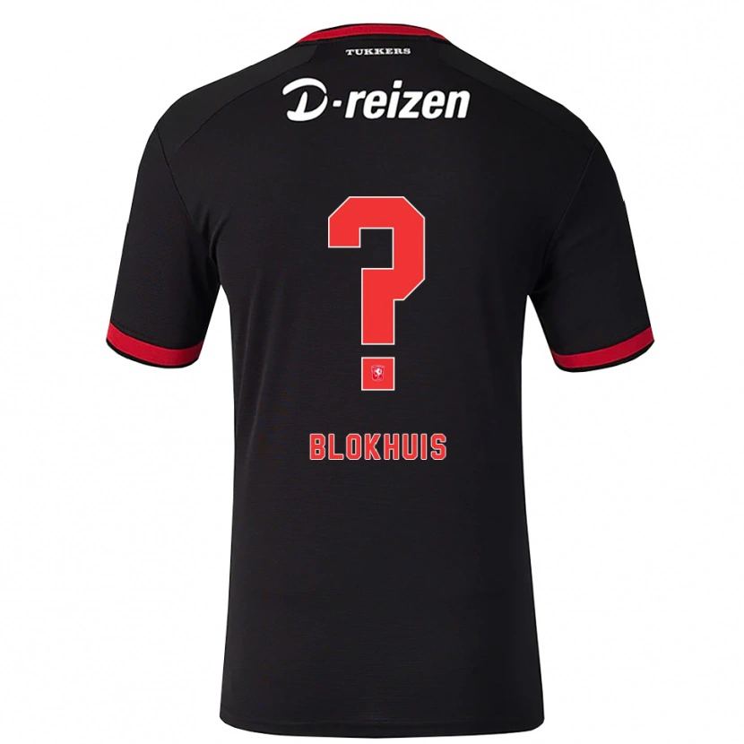 Danxen Men Sil Blokhuis #0 Red White Black Away Jersey 2026/27 T-Shirt