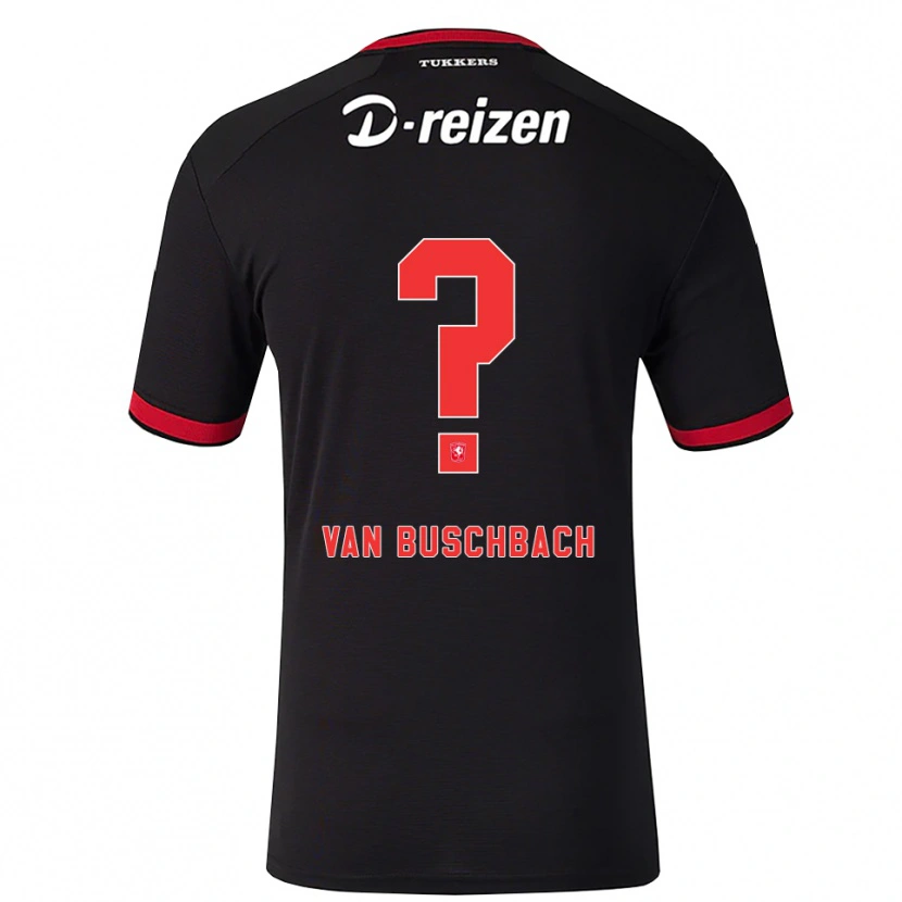 Danxen Men Myles Van Buschbach #0 Red White Black Away Jersey 2026/27 T-Shirt
