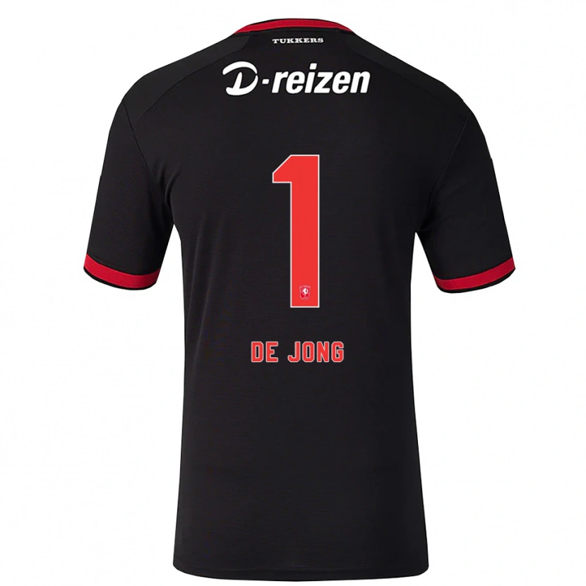 Danxen Men Danielle De Jong #1 Red White Black Away Jersey 2026/27 T-Shirt