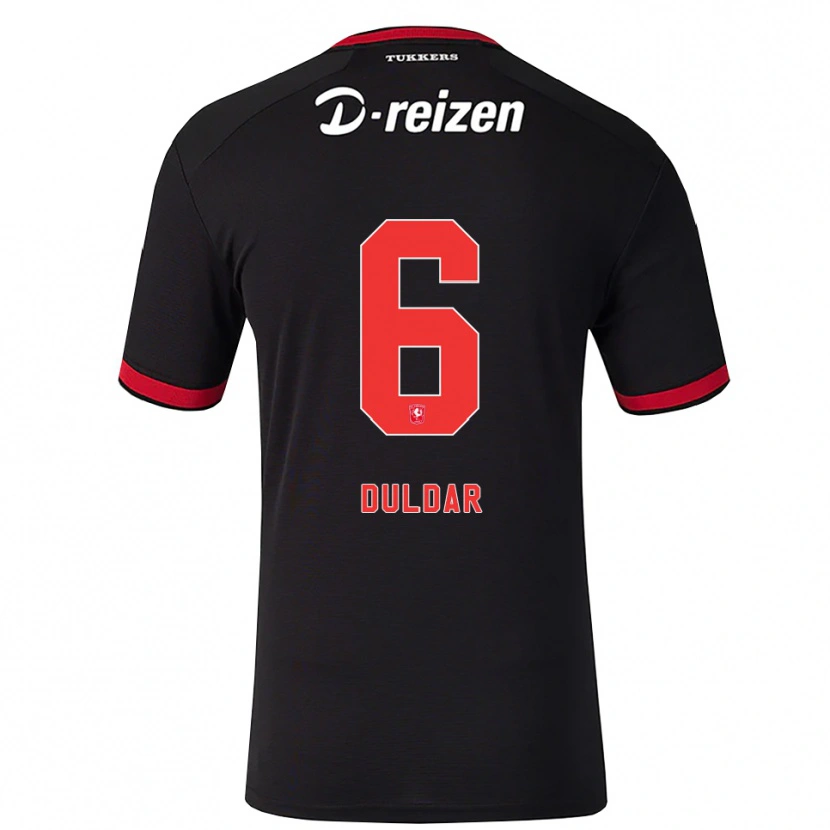 Danxen Men Battal Duldar #6 Red White Black Away Jersey 2026/27 T-Shirt