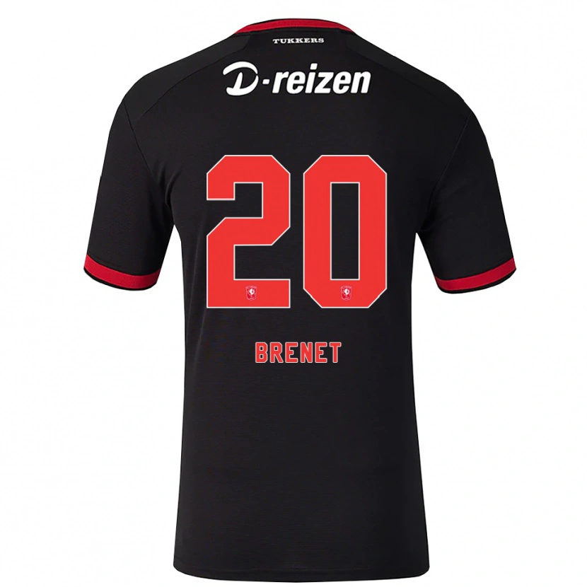 Danxen Men Joshua Brenet #20 Red White Black Away Jersey 2026/27 T-Shirt