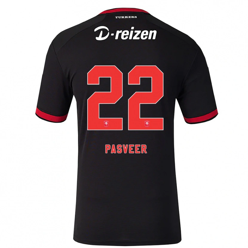 Danxen Men Remko Pasveer #22 Red White Black Away Jersey 2026/27 T-Shirt