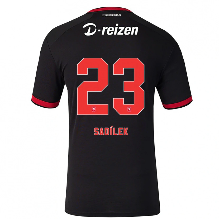 Danxen Men Michal Sadilek #23 Red White Black Away Jersey 2026/27 T-Shirt