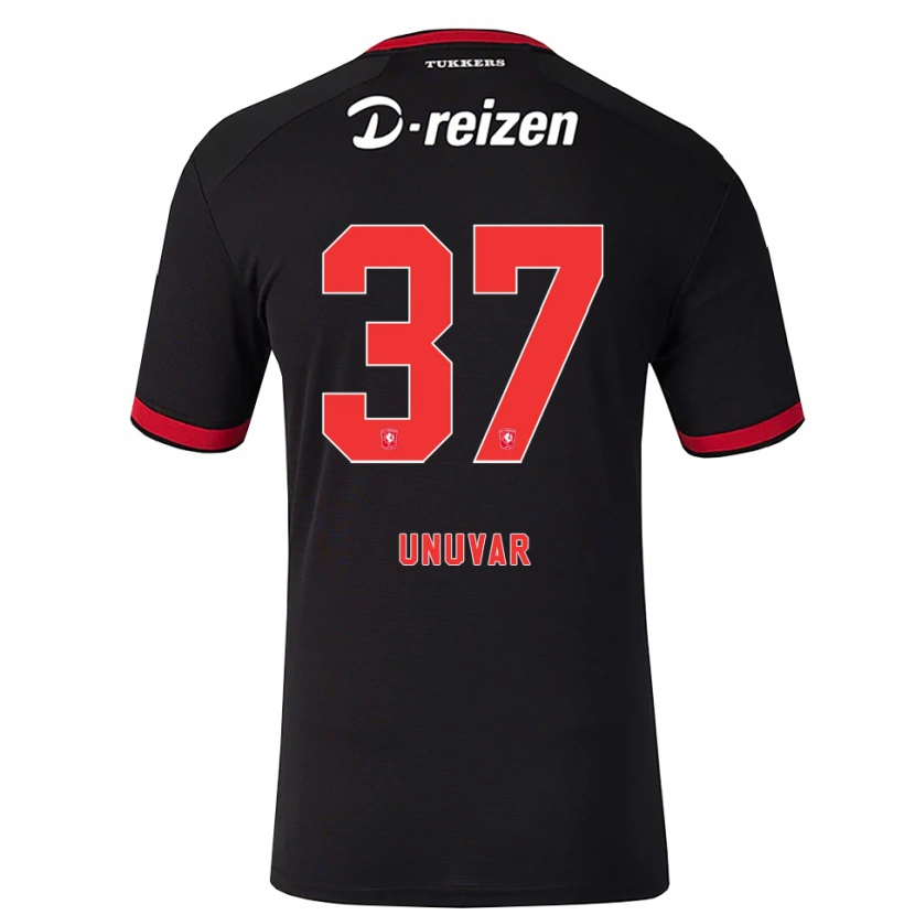 Danxen Men Naci Ünüvar #37 Red White Black Away Jersey 2026/27 T-Shirt