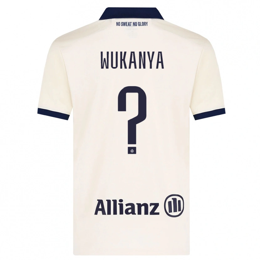 Danxen Men Stéphane Wukanya #0 Beige Black Away Jersey 2026/27 T-Shirt