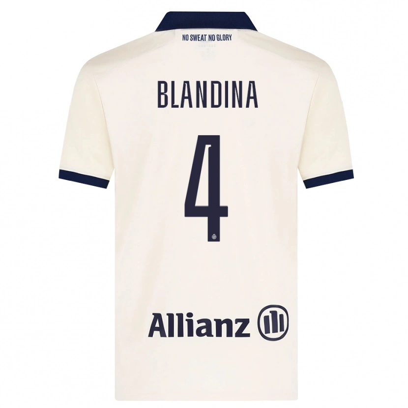 Danxen Men Noham Blandina #4 Beige Black Away Jersey 2026/27 T-Shirt