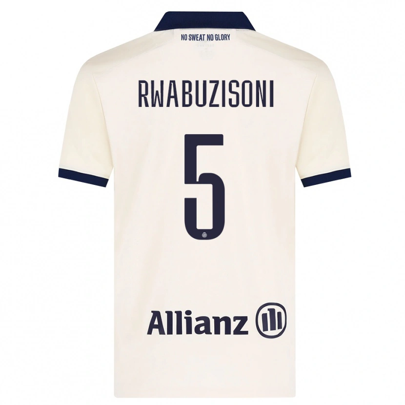 Danxen Men Noah Rwabuzisoni #5 Beige Black Away Jersey 2026/27 T-Shirt